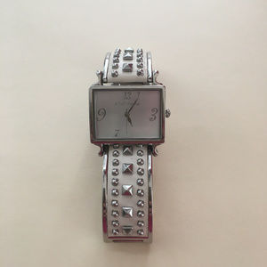 Betsey Johnson Pyramid Stud Watch